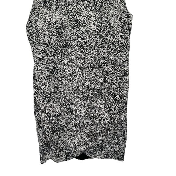 Apostrophe Womens Black White Patterned Sleeveless knit Dress Size XL lined - Picture 6 of 11